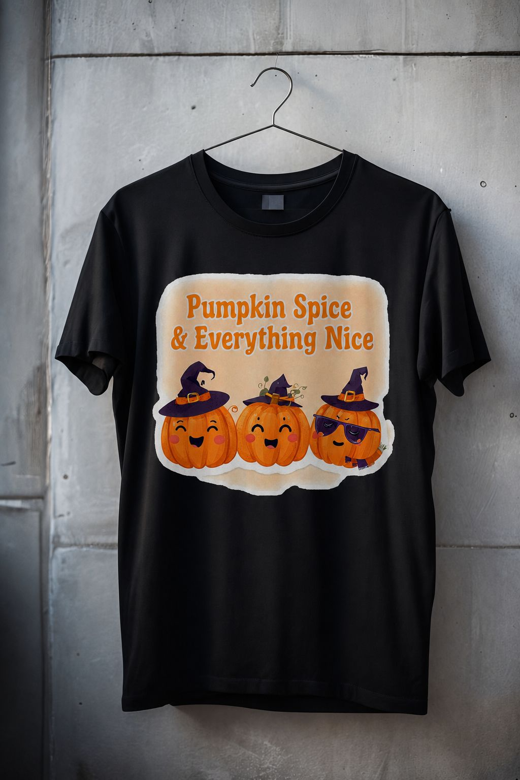 Short Sleeve T-Shirt /Pumpkin Spice and Everything Nice Halloween