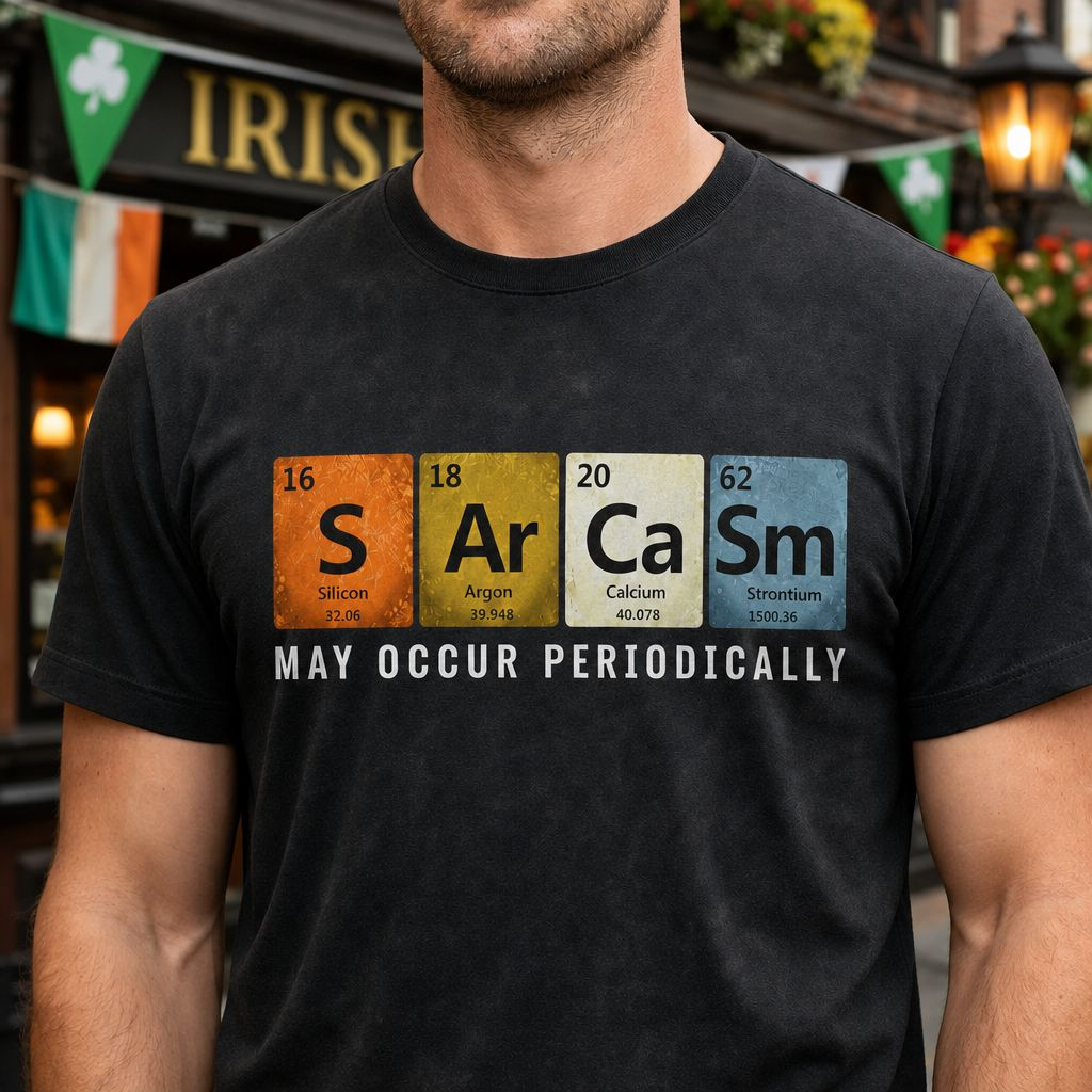 Chemistry Nerd Periodic able Design T-Shirt