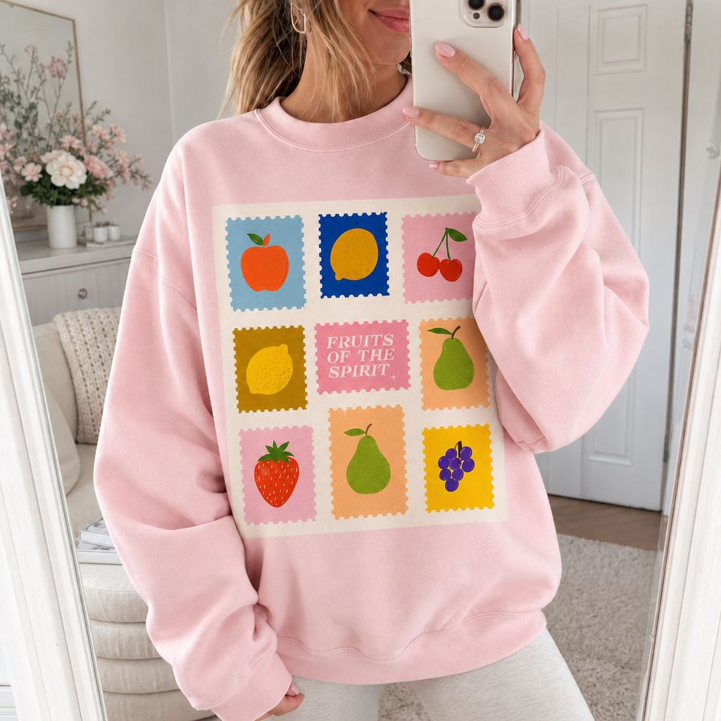 Long Sleeve Sweatshirt Fruits of the Spirit